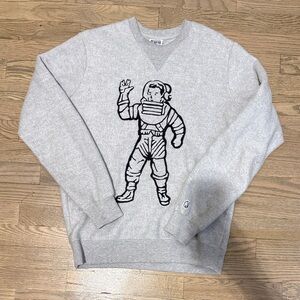 Gray Billionaire Boys Club Astronaut Graphic Sweater